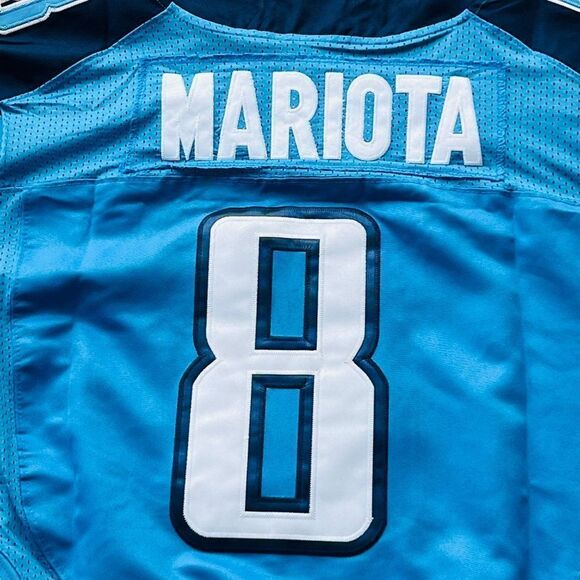 Nike On Field Tennessee Titans Marcus Mariota #8 Jersey Men's Large (48) - Picture 4 of 10